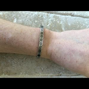 Fossil Silver Bangle Bracelet